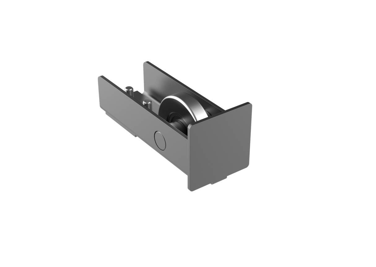 Koliesko dojazdové s krytkou Zn, profile 70x70, antracit