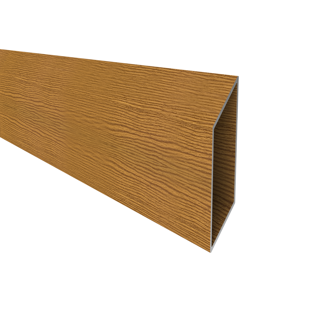 Hliníková plotová žalúzia 20x105x1,2 - 6000mm svetlý dub