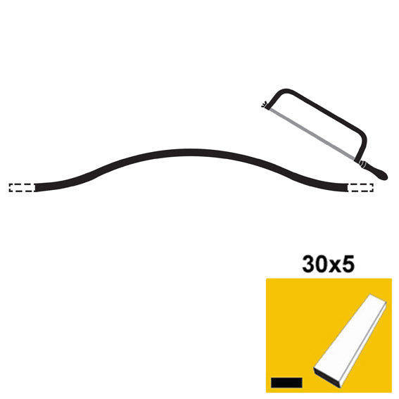 Lomený oblúk 30x5, p200, L1300-1700mm