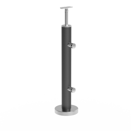 Stĺpik pre nerezové zábradlie, vrchné kotvenie