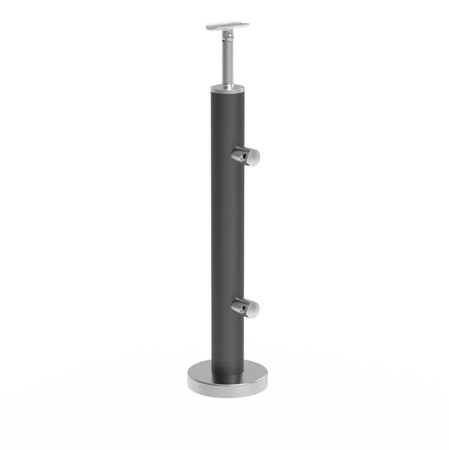 Stĺpik pre nerezové zábradlie, vrchné kotvenie