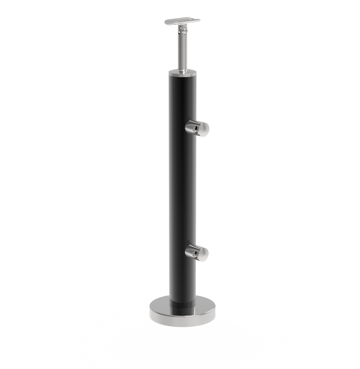 Stĺpik pre nerezové zábradlie, vrchné kotvenie