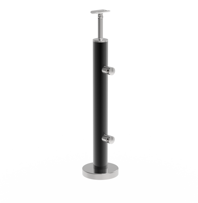 Stĺpik pre nerezové zábradlie, vrchné kotvenie