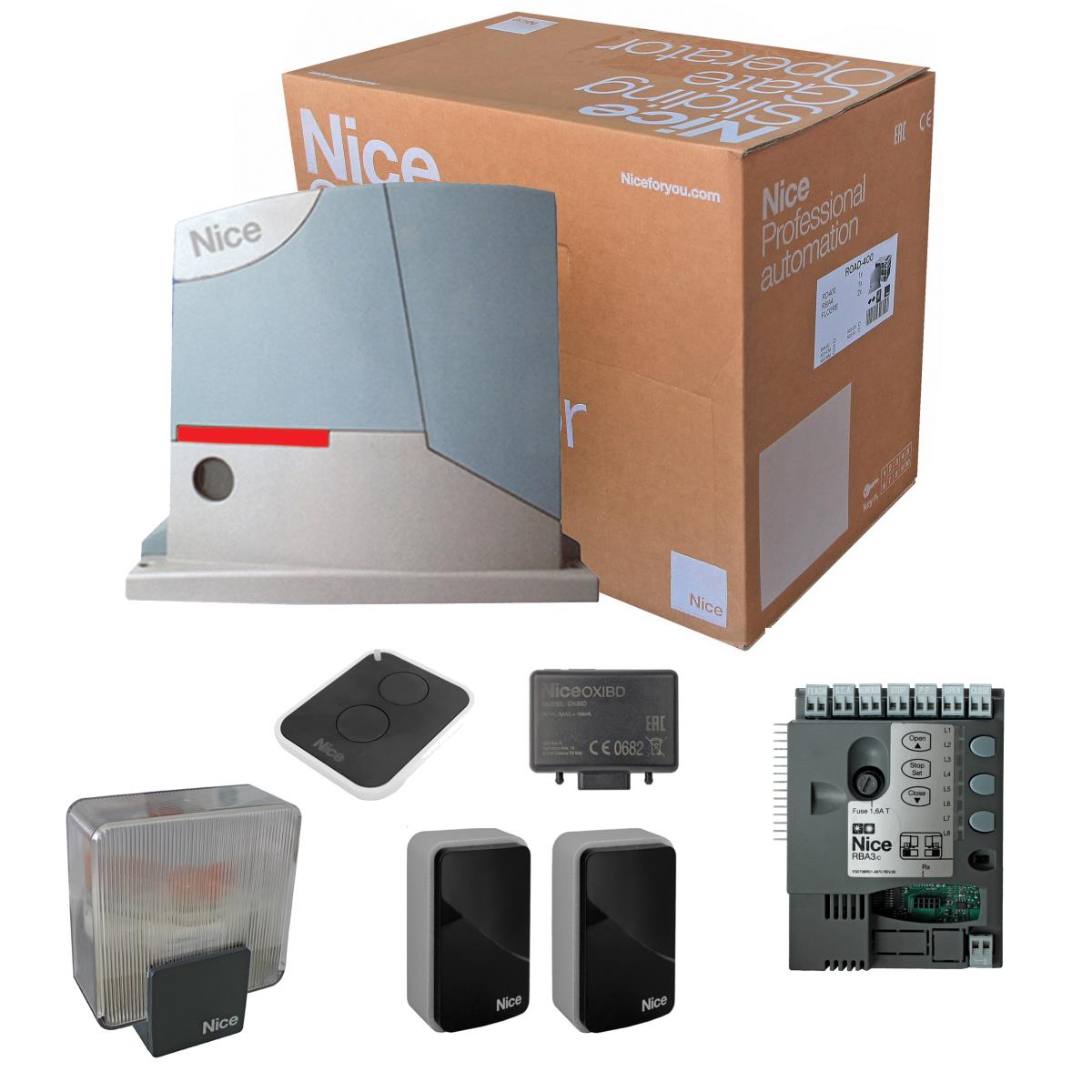 Kompl. sys. NICE - HI SPEED - pos. brána do 500kg