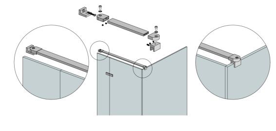 Držiak stabilizátora koncový adaptívny stena