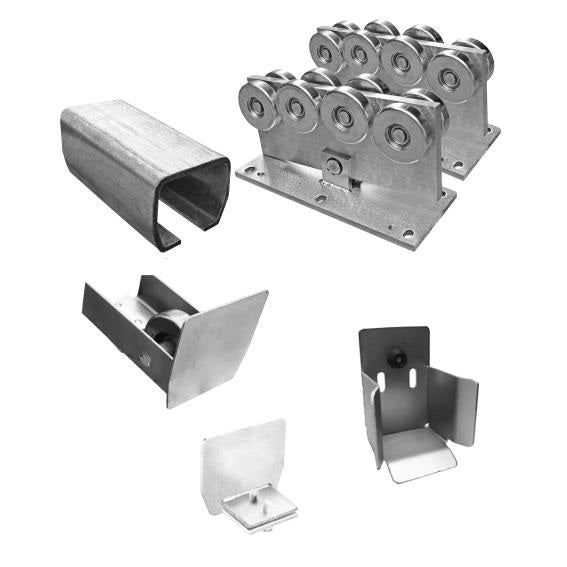 Sada pre posuvnú bránu do 11m, Zn, 136x142mm