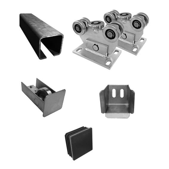 Sada pre posuvnú bránu do 4m, Fe, 60x60mm
