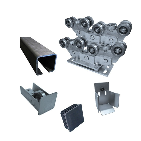 Sada pre posuvnú bránu do 7m, Fe, 80x80mm