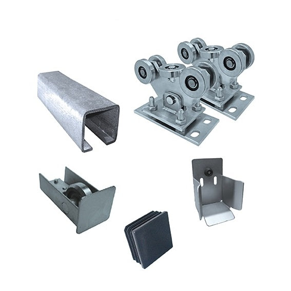 Sada pre posuvnú bránu do 5,5m, Zn, 78x78mm