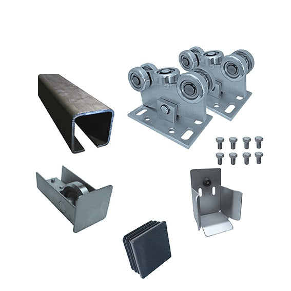 Sada pre posuvnú bránu do 5,5m, Fe, 80x80mm