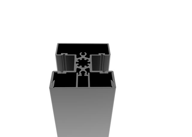 Hliníkový plotový stĺpik 50x60-925mm R7016