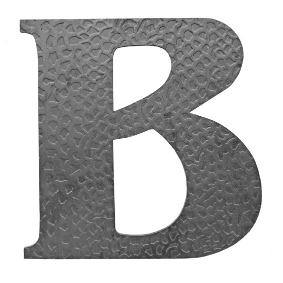 Písmeno kované "B" h170mm