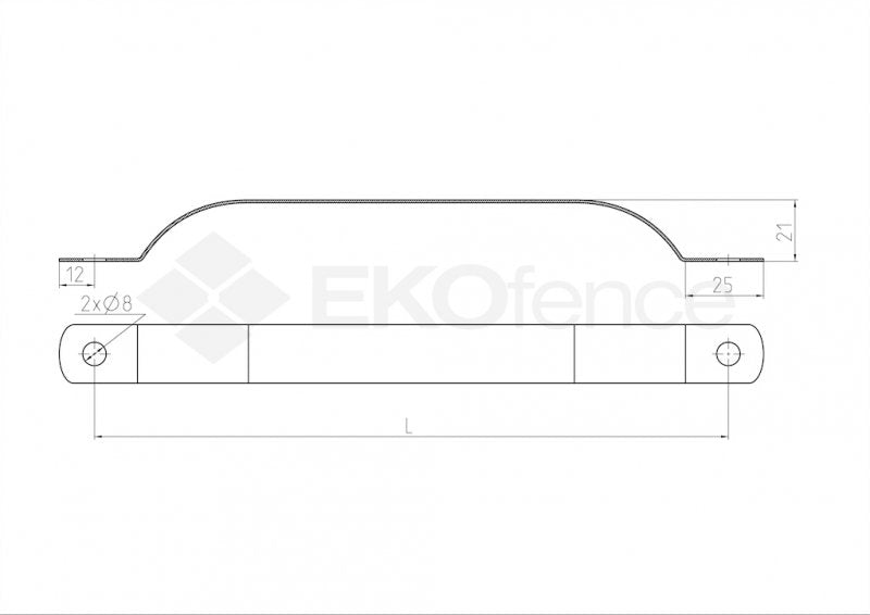 Opasok stĺpika ZnPVC D48mm zelená