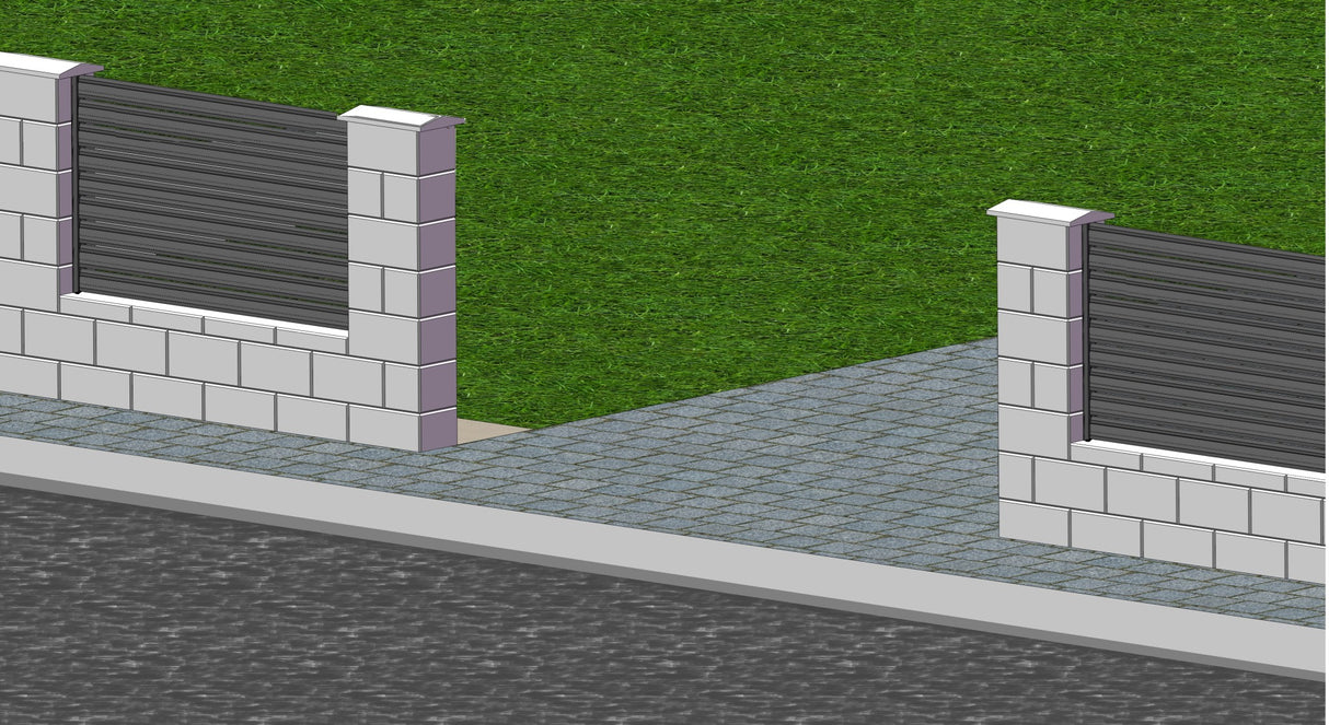 Hliníkový adaptér 64x38-1200mm pre žalúzie do 46mm R7016