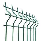 Welded panel fence ZnPVC 2500x1530x4mm green