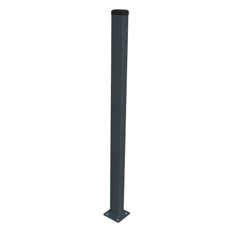 Stĺpik 60x40mm s pätkou ZnPVC 2200mm antracit