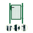 Bránka 1kr. ROUND ZnPVC 1000x1500mm, D60mm, zelená