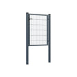 Bránka 1kr. SQUARE ZnPVC 1000x1200mm antracit