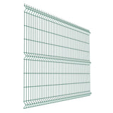 Zváraný plotový panel 3D ZnPVC 2500x1530x4mm zelená
