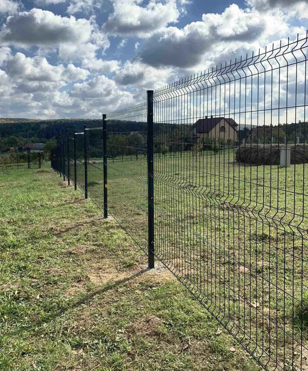 Welded fence panel 3D ZnPVC 2500x1530x4mm anthracite