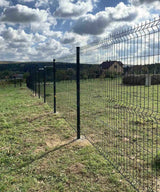 Welded fence panel 3D ZnPVC 2500x1530x4mm anthracite