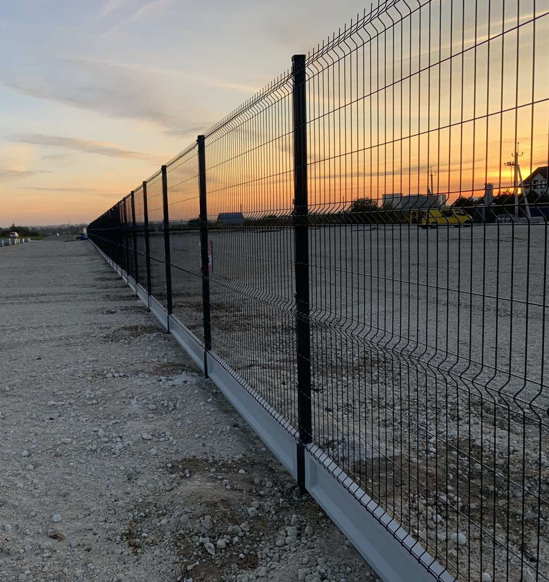 Welded panel fence ZnPVC 2500x1730x4mm green