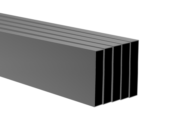 Hliníková plotová výplň 20x100 - 5x6000mm antracit R7016