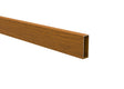 Aluminum fence infill 20 x 60 x 1.2 - 6.0 m - wood decor GOLDEN OAK W03