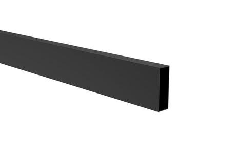 Aluminum fence infill 20 x 60 - 6.0 m black RAL 9005