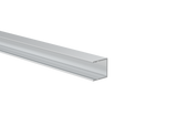 Aluminium fence adapter for 20 mm panels and facade system, 25 × 25 – 6.0 m – Natural