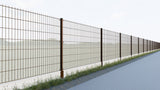 Zváraný plotový panel N2D 2500x1630mm D5/4/5mm hnedá