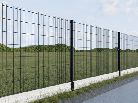 Post 60x40mm ZnPVC 2200mm black matte