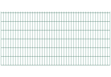 Zváraný plotový panel N2D 2500x1230mm D5/4/5mm zelená