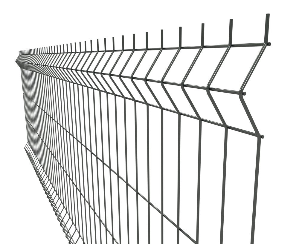 Zváraný plotový panel 3D ZnPVC 2500x1730x4mm antracit