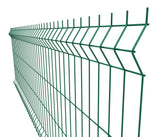 Zváraný plotový panel 3D ZnPVC 2500x830x4mm zelená