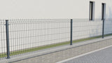Zváraný plotový panel 3D ZnPVC 2500x830x4mm antracit