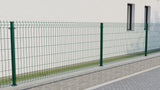 Zváraný plotový panel 3D ZnPVC 2500x1230x4mm zelená