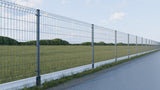 Welded fence panel 3D ZnPVC 2500x1530x4mm anthracite