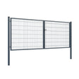 Brána 2kr. SQUARE ZnPVC 4000x1500mm, antracit