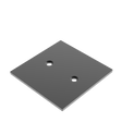 Hliníková krytka stĺpika 80x80 R7016