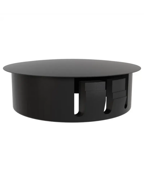 Záslepka pre AL profil - čierna, PVC, D33mm