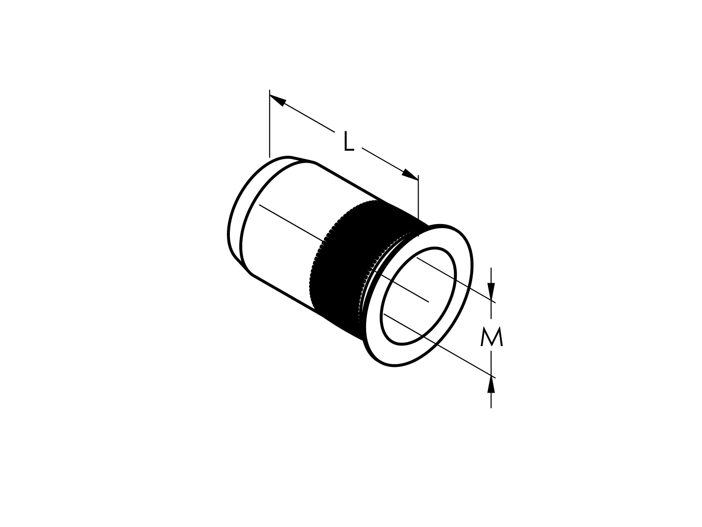 Nitovacia matica, nerezová, AISI304, M8mm