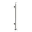 Stainless steel pole, VK-straight, right AISI316,