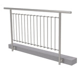 Zábradlie vertikal, BK- rovné AISI304, D42,4/d12ve