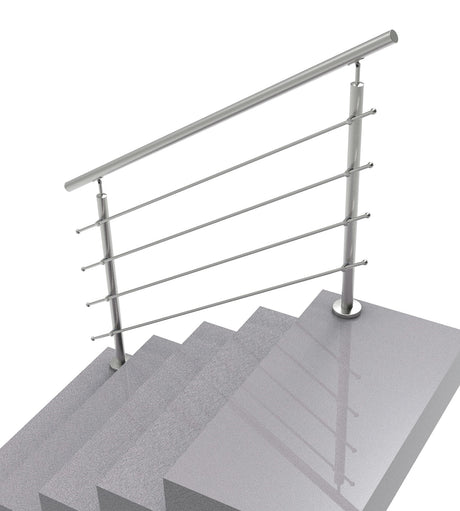 Nerezové zábradlie na schody, 1500x900mm, VS
