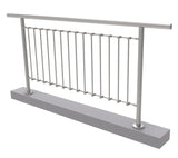 Zábradlie vertikal, VK- rovné AISI304, D42,4/d12ve