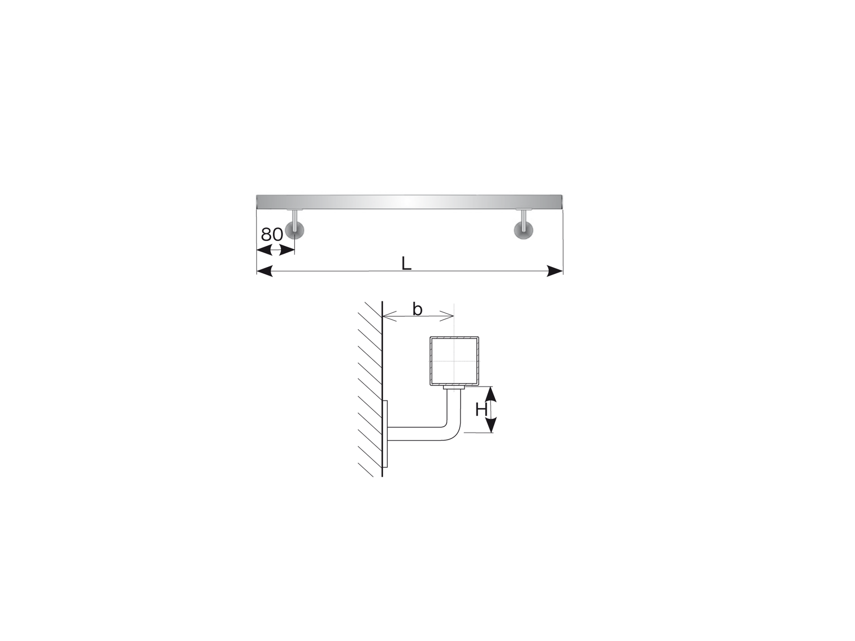 Madlo AISI304, 40x40mm/L3000mm