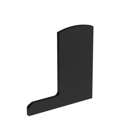 End cap for profile Al/0006-UNO-S-EB