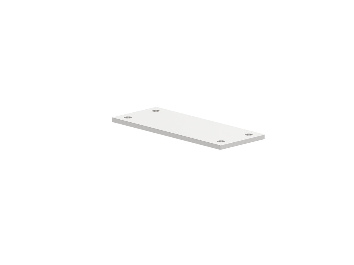 Stainless Steel Plate for Handrail Attachment 56x60 - Natural