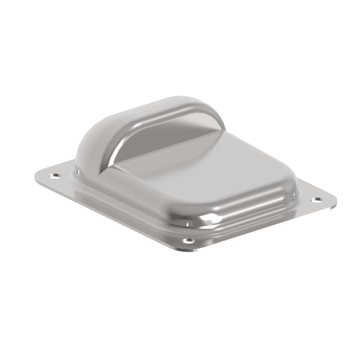 Stop center fixed Zn, 158x138x50mm for swing gate